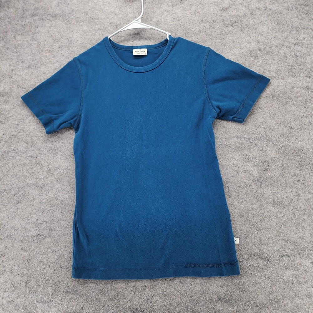 Tom Tailor Shirt Womens Small Short Sleeve Blue